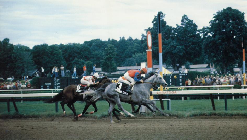 Runaway Groom defeated all three Triple Crown race winners in the 1982 Travers.